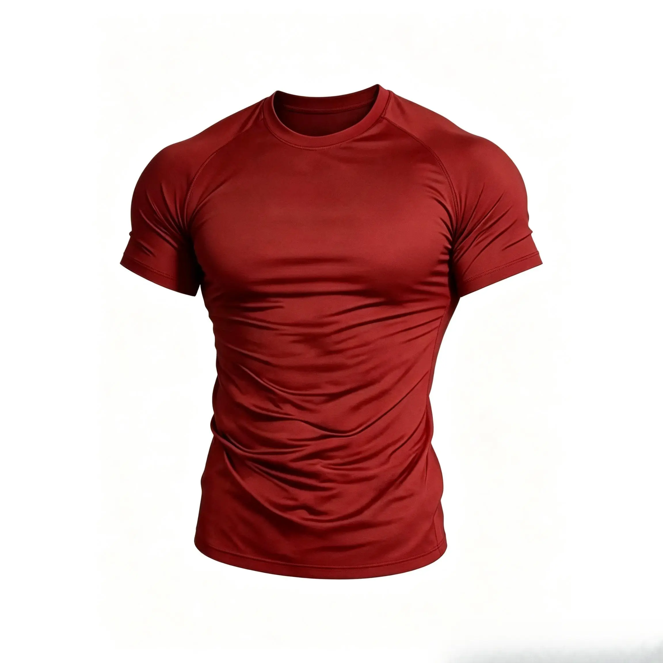 Men's Short-Sleeve T-Shirt - V-Tapered Slim Fit, Gym Fit, High Invisible Compression, Slim Knit, Quick Dry, Breathable for Training & Casual Wear, V-Tapered Slim Fit Men's Short-Sleeve T-Shirts, Gym Fit Men's Short-Sleeve T-Shirts