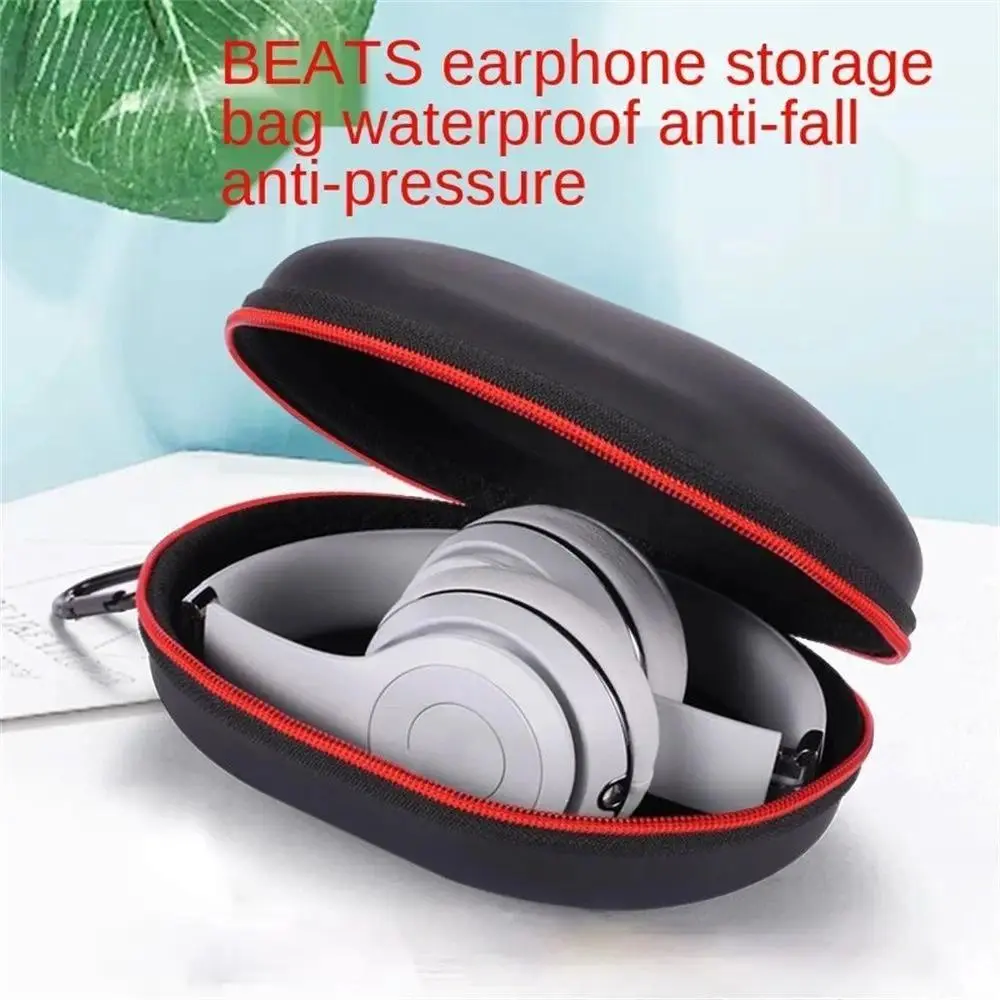 Wireless Headphones Box Portable EVA Hard Case Waterproof Eearphone Protective Case Storage Bag Headphone Accessories Protection
