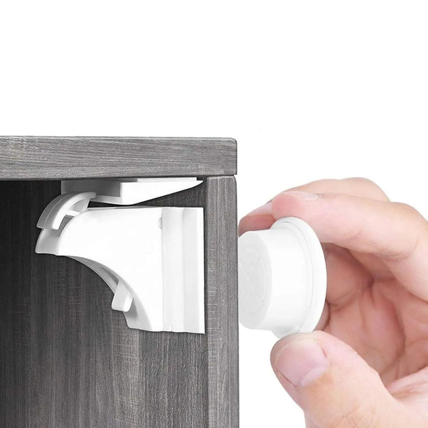 Maven PDD Child Safety Magnetic Cabinet Locks (20 Locks + 3 Keys) - Baby Proof, Compact, Child-Resistant Release, No Tools Or Screws Needed