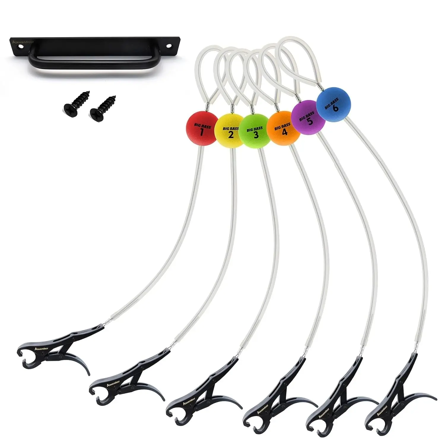 Tags for Bass Fishing, Fish Culling System with 6 Color-Coded Tags and Buoy Keeper, No Puncture Style Tournament Bass Fishing Accessories Fishing Gear for Tournament Angler