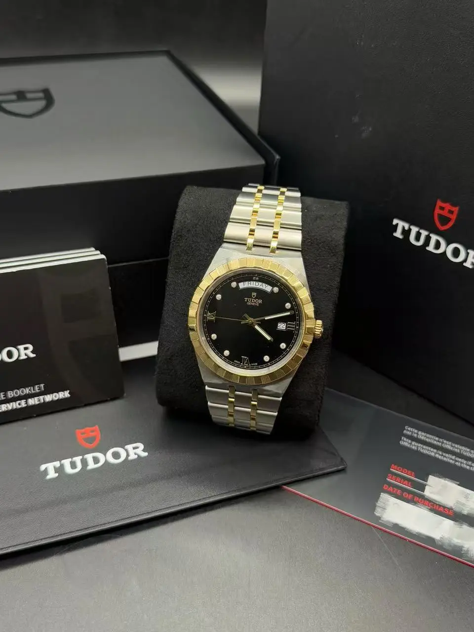 Pre-Owned Tudor Royal Series M28603-0005 Automatic Winding Watch - 41 mm Stainless Steel Case, Complete Set