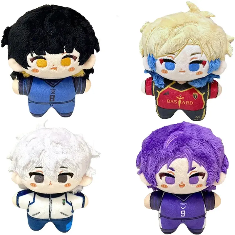 Mini Anime Soft Stuffed Plush Toys - Michel, Caesar, Mikage Reo, Nagi Seishiro, Chigiri Hyoma, Bachira Meguru Starfish Body Cuddly Doll Gift, Soft Squishy Companion, Huggable Collectible Stuffed Dolls for Gifting