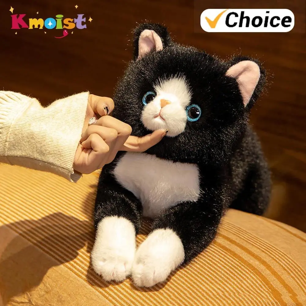 50cm (19.6in) High-Quality Soft Simulation Cat Plush Toy, PP Cotton Filled, Stress Relief Doll for Girls, Party Great Present Idea for Sleeping, Birthday Valentine's Day Gifts, 19.6 Inch