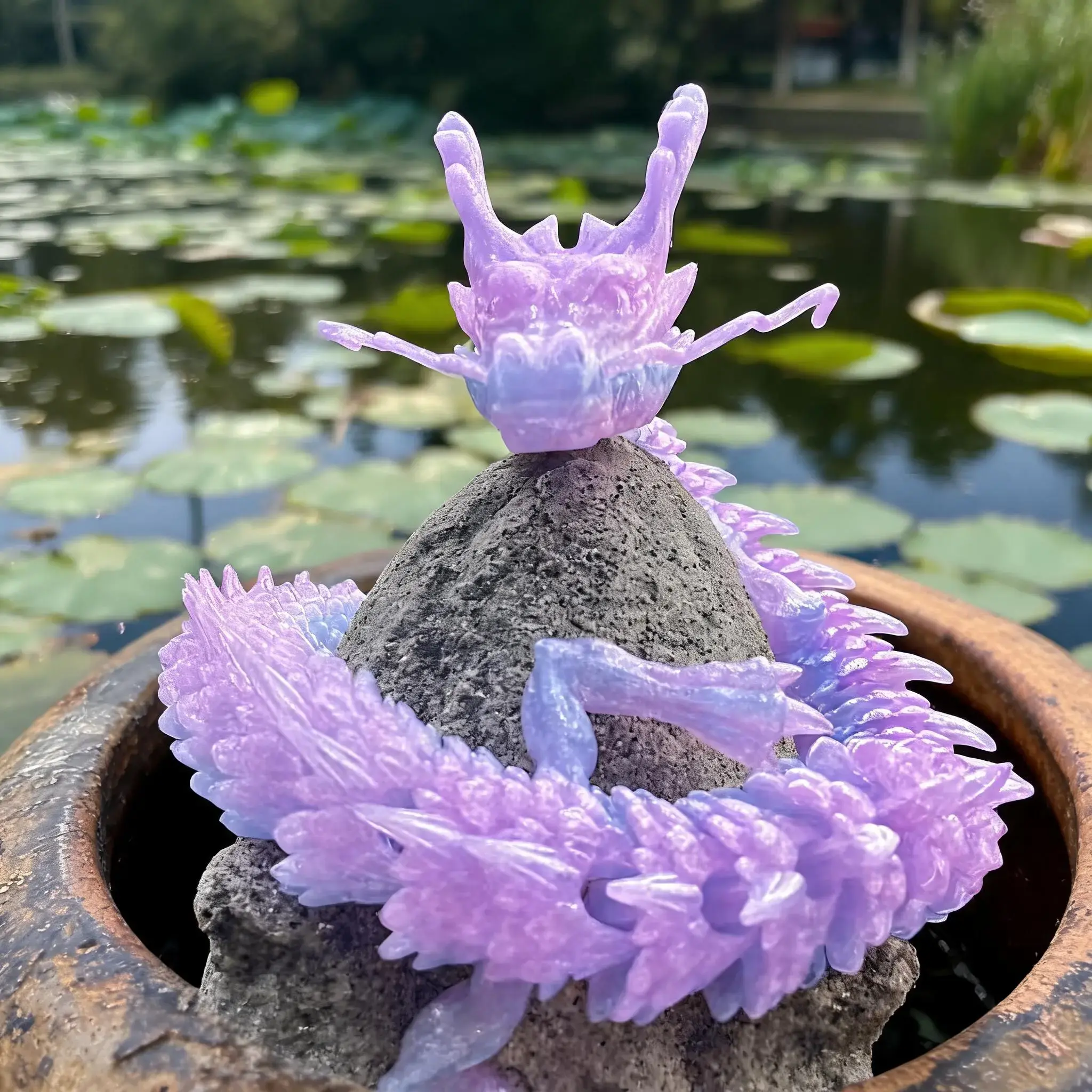 Large 3D Printed Dragon Statue, Desktop Decoration, Christmas Gift, Birthday Present, Office Desk Ornament, Perfect Holiday Gift