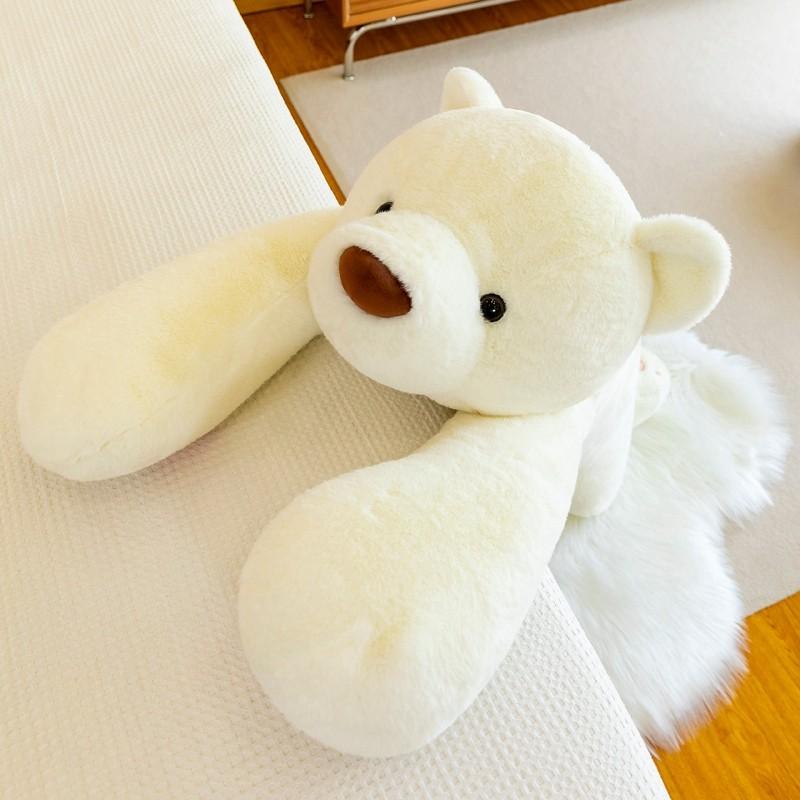 Cute Panda Bear Pillow Large Polar Stuffed Animal Plush Toy Soft Hugging Body Pillow Brown Bear Plush Pillow Weighted Plush Animals Toy for Adults Kids Boys Girls Birthday Gift Soft Huggable