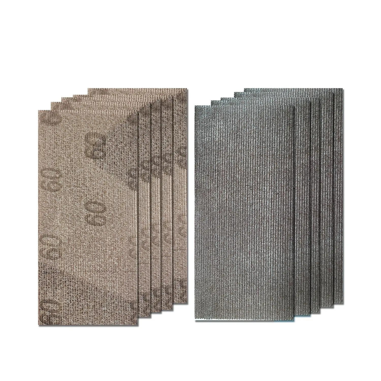 30pcs Square Mesh Sandpaper, 6.99x19.79cm, Wet & Dry Use, Dust-Free Abrasive Pad, Ideal for Car, Wood, Gypsum Board, Metal Polishing and Grinding