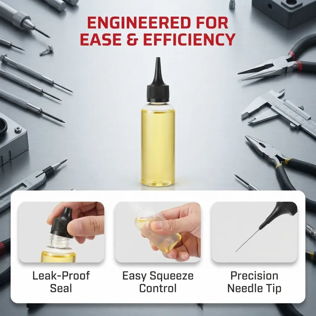 Universal Maintenance Lubricating Oil, Penetrating Anti-Rust Chain Lube, Effective Squeak Eliminator for Daily Mechanical Equipment Maintenance