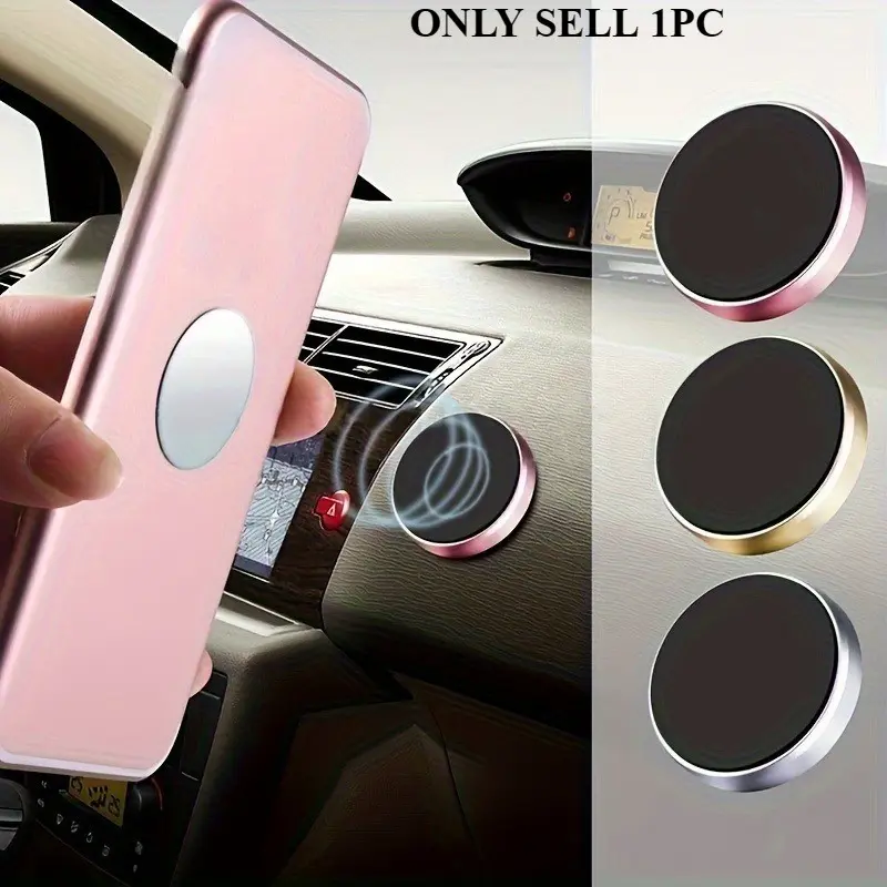 1PC Magnetic Suction Bracket Round Multifunctional Mobile Phone Magnetic Suction Bracket Phone Holders for Your Car Magnetic