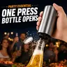 Stainless Steel Automatic Beer Bottle Cap Opener, Magnetic Press-Top Cap Remover for Home, Camping, Bar and Party Use, Lightweight Portable Design, Bottle Openers