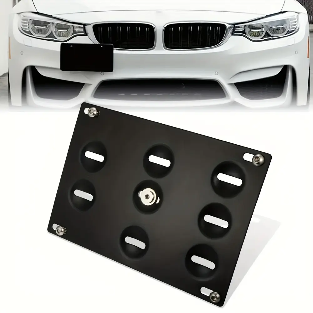 American Car Modification Trailer Hook License Plate Frame Personalized License Plate Holder License Plate Frame