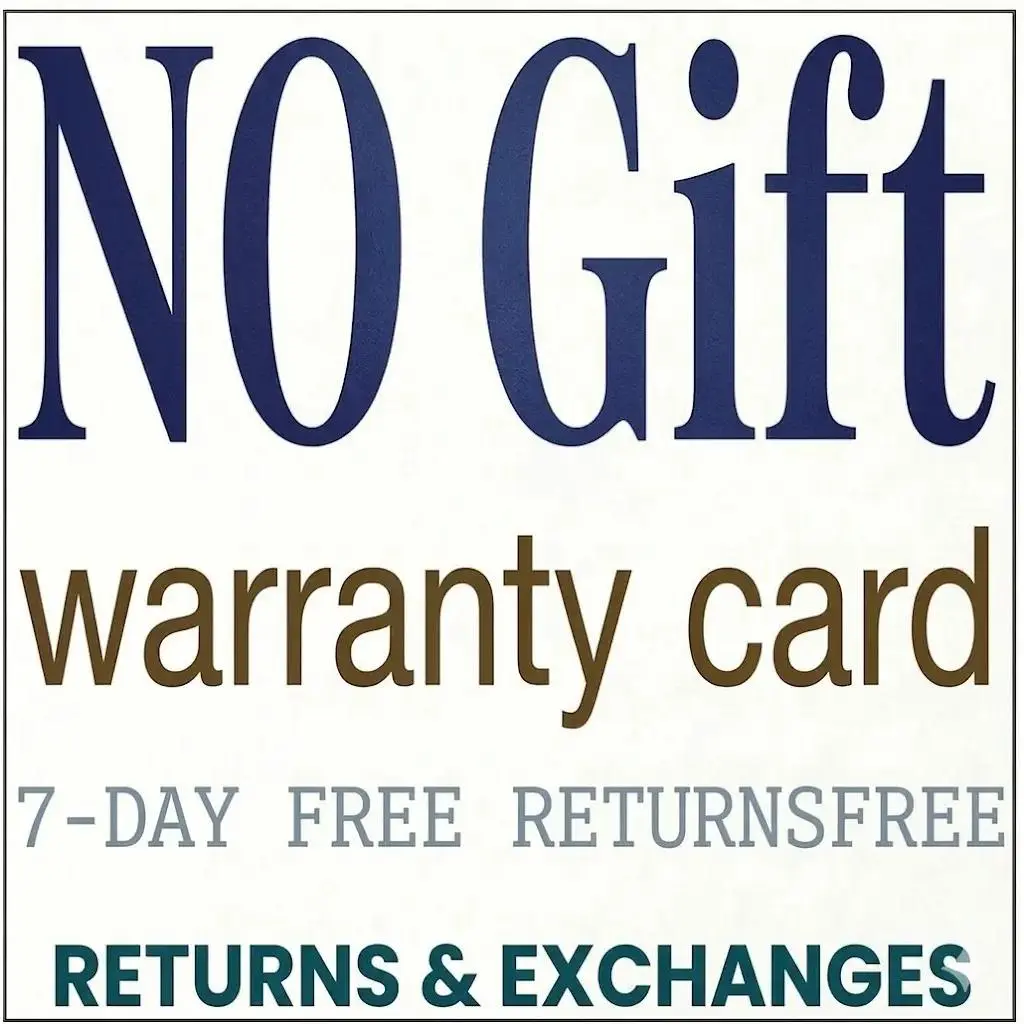 NO GIFT ! ! ! WARRANTY CARD