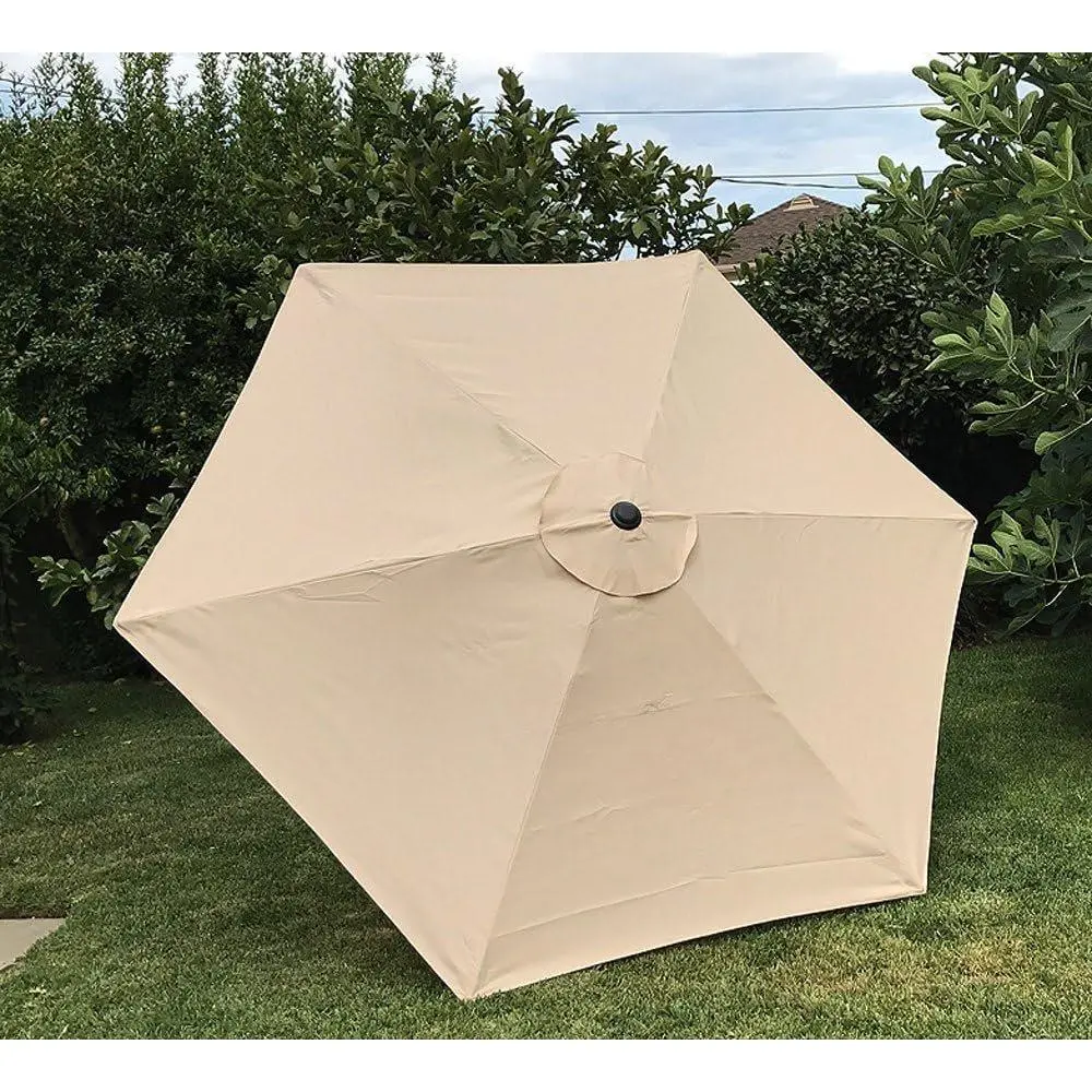 DECOR  "  & THICK " Umbrella Canopy for 9ft 6 Ribs (Canopy Only) (BEIGE)