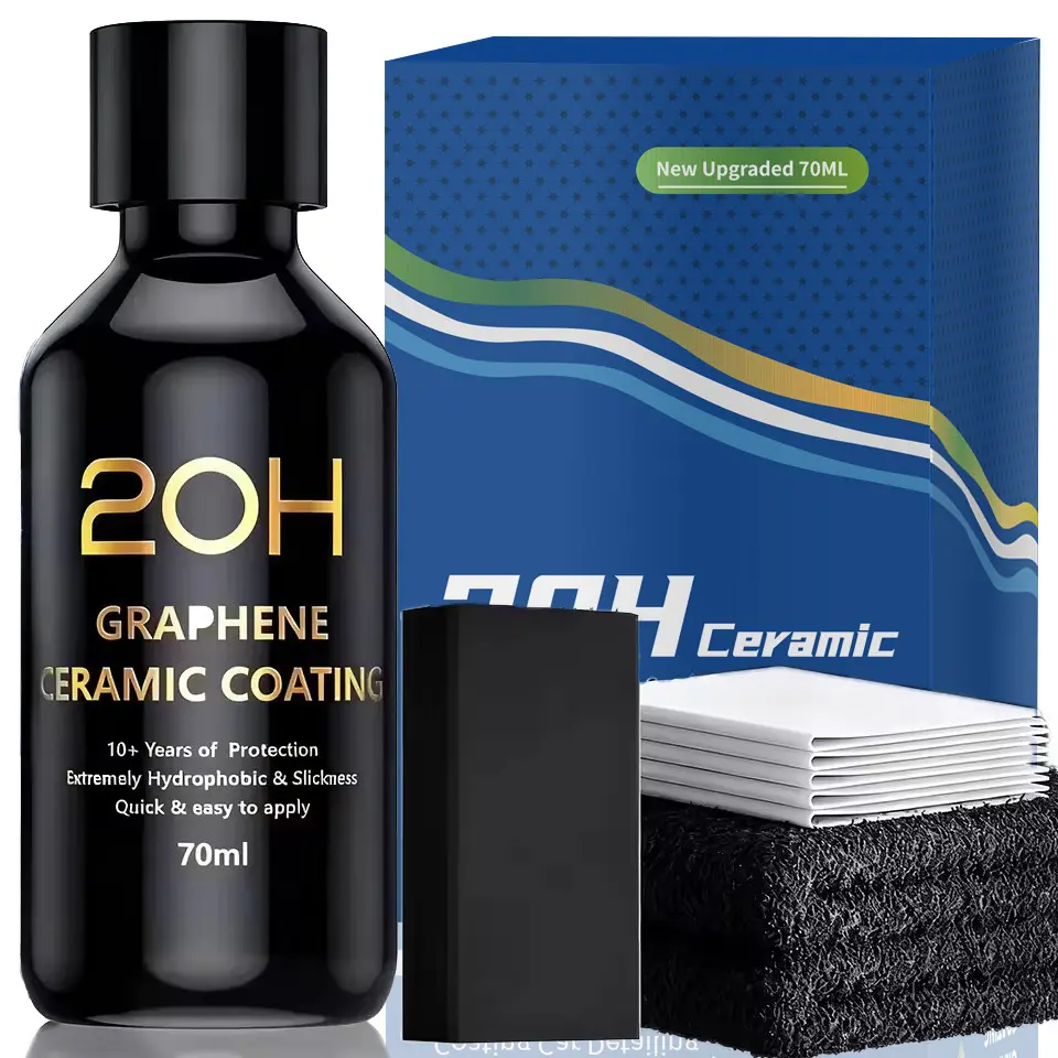 Graphene Ceramic Coating 20H/12H with Self Healing and UV Track Technology Car Detailing Professionals 10+ Years of Protection
