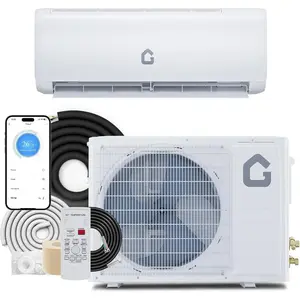 18000 Btu Mini Split Air Conditioner & Heater - WiFi Enabled, 19 SEER2 Energy-Efficient Inverter, Home Use with Cooling/Heating Modes, Aux Input, Cools Bedrooms Up to 1250 Sq. Ft.