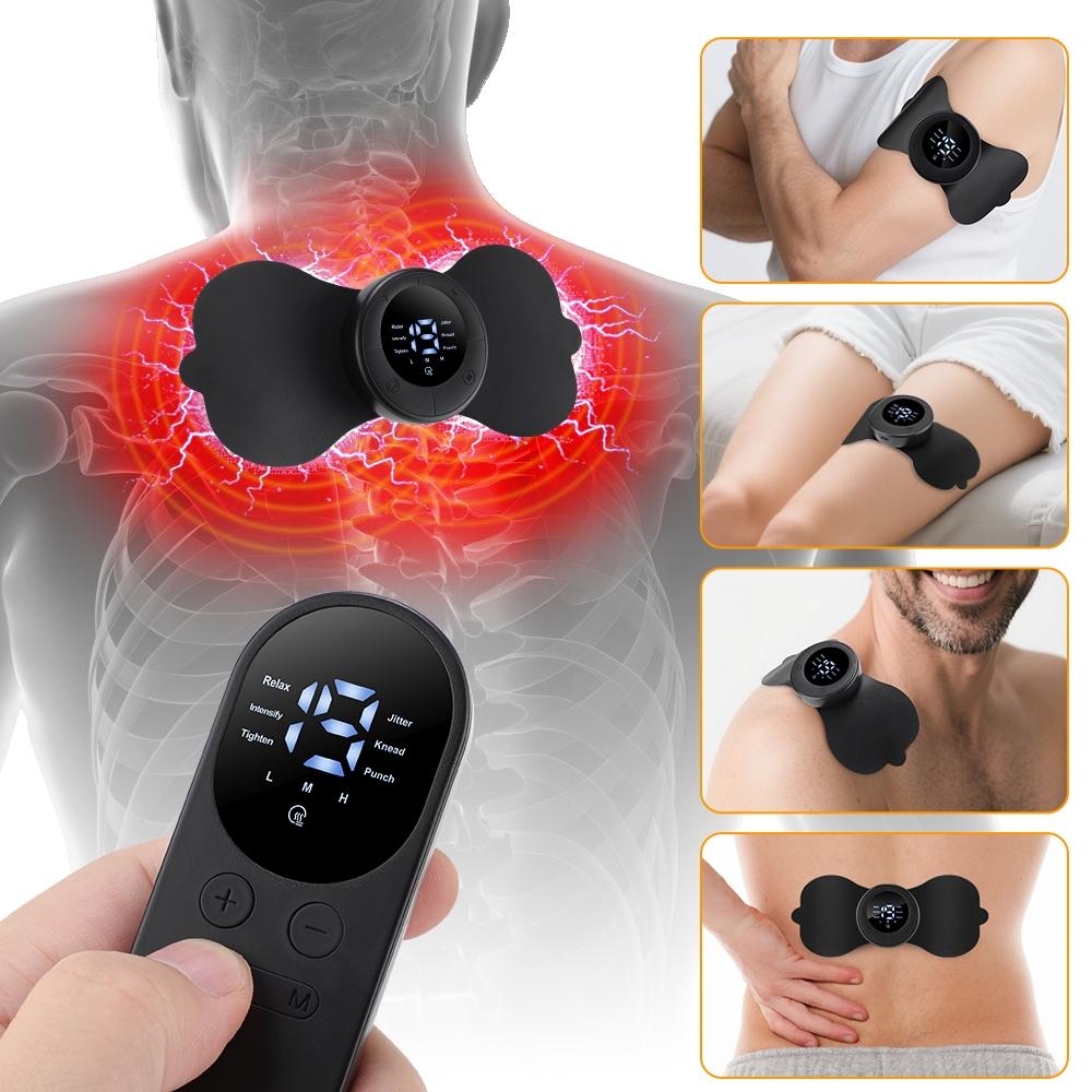 Heated Massage Patch with 3 Temperature Settings, 6 Modes Shoulder Neck Back Waist Leg Muscle Relaxation Pad Menstrual Care Heated Massage Patch with 3 Temperature Settings, 6 Modes Shoulder Neck Back Waist Leg Muscle Relaxation Pad Menstrual Care