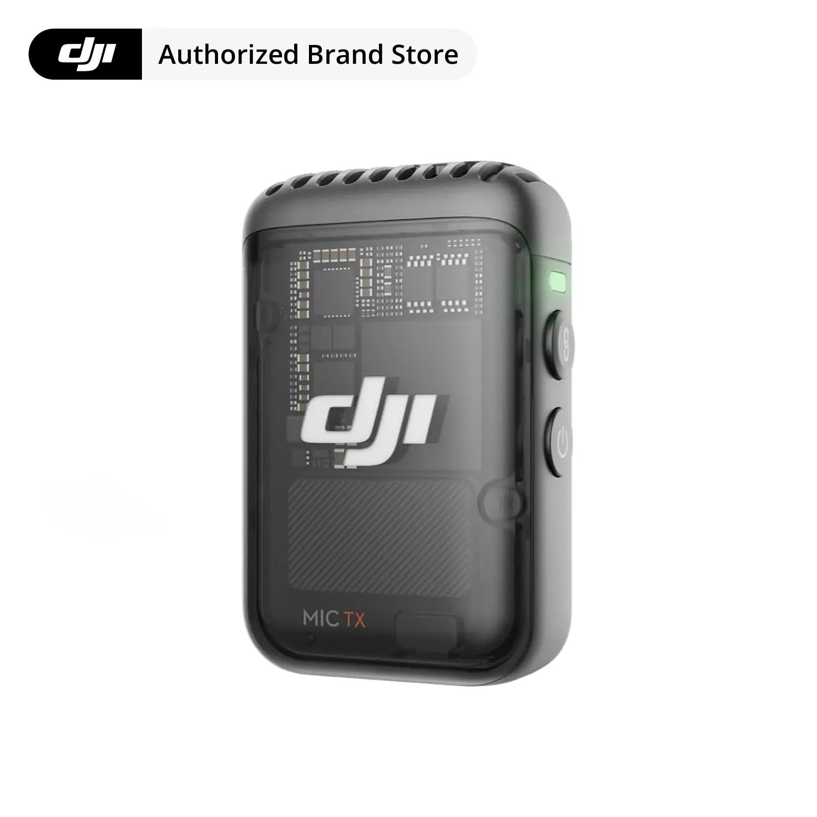 DJI Mic 2 Wireless Transmitter - Cordless Mics, Rechargeable Wireless Mic, Intelligent Noise Cancelling, 14-Hour Internal Recording, 6-Hour Battery, Magnetic Attachment, Vlogging Gear for YouTube Vlogs