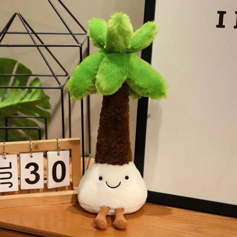 Kawaii Coral Coconut Lemon Plush Toy Cute Fruit Doll Soft Bedroom Decoration Gift dreadful plushie npd jeffy puppet batman fugglers hex plushies stitch aot sprunki bear tee fg v s ml therian quadro bics fnaf