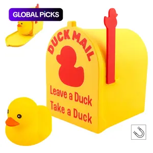 Cruise Duck Mailbox Magnet, Magnetic Ship Door Decor, Solid Shape, Universal Use, Machine Made, Perfect for Cruises & Gifts, Refrigerator Decorating Magnet, Fridge Magnet #GLOBAL PICKS