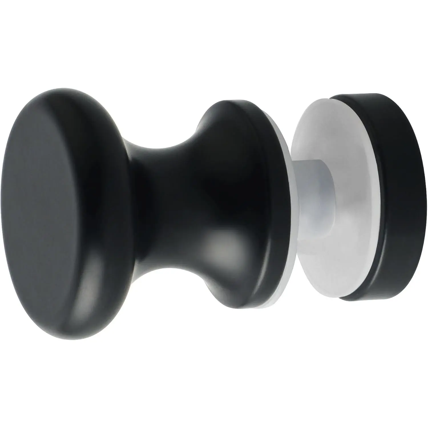Shower Glass Door Handle, Sliding Shower Doors Knob, Black,XLS200DB-B | Solid SUS304 Stainless Steel, Single Side Glass Door Knobs, Pull Hardware   for Bathroom Doors,Bedroom,Office