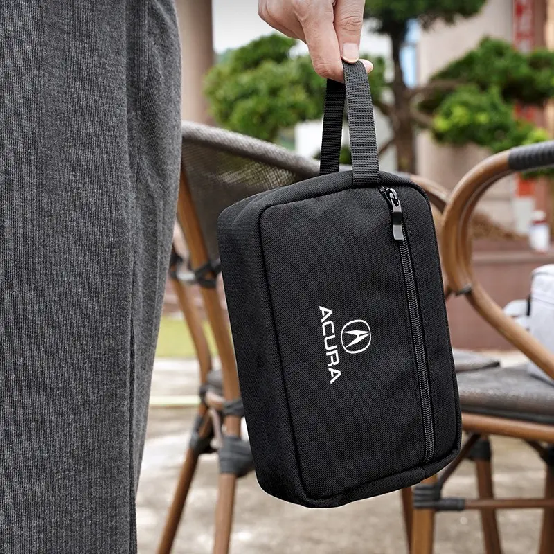 Portable Canvas Tote Bag Car Large Capacity Storage Bag Handbag For Acura ADX RDX ZDX Integra NSX MDX TLX CDX ILX RLX TL RL