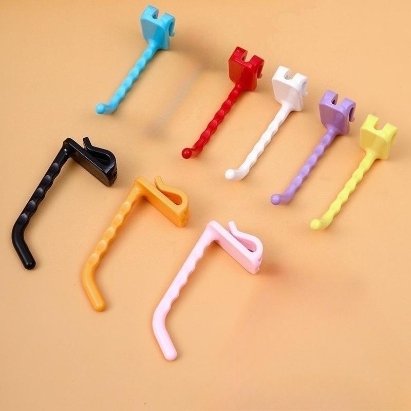 8pcs Durable Plastic Hooks for Wire Mesh Panels, Durable Grid Wall U Shaped Hook, Display Hook, Space-Saving Tool Organizers, Easy Install Reusable Hanging Hooks for Home & Office Decoration, Supermarket, Jewelry Display Hooks