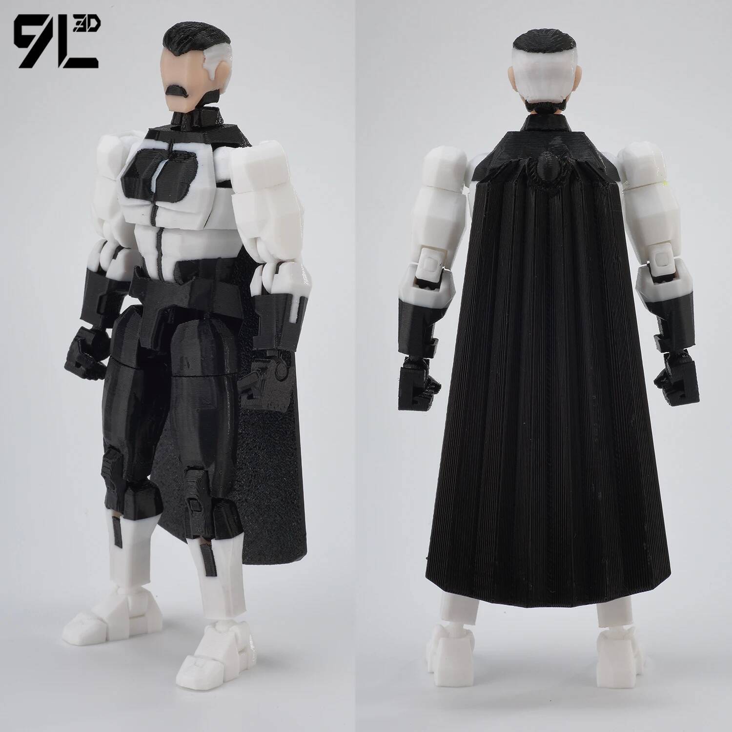 9L 3D Dummy13 Lucky13 Titan13 T13 Invincible Black And White Color Scheme Omni-Man Anime Multi-Jointed Toys Action Figures Gifts