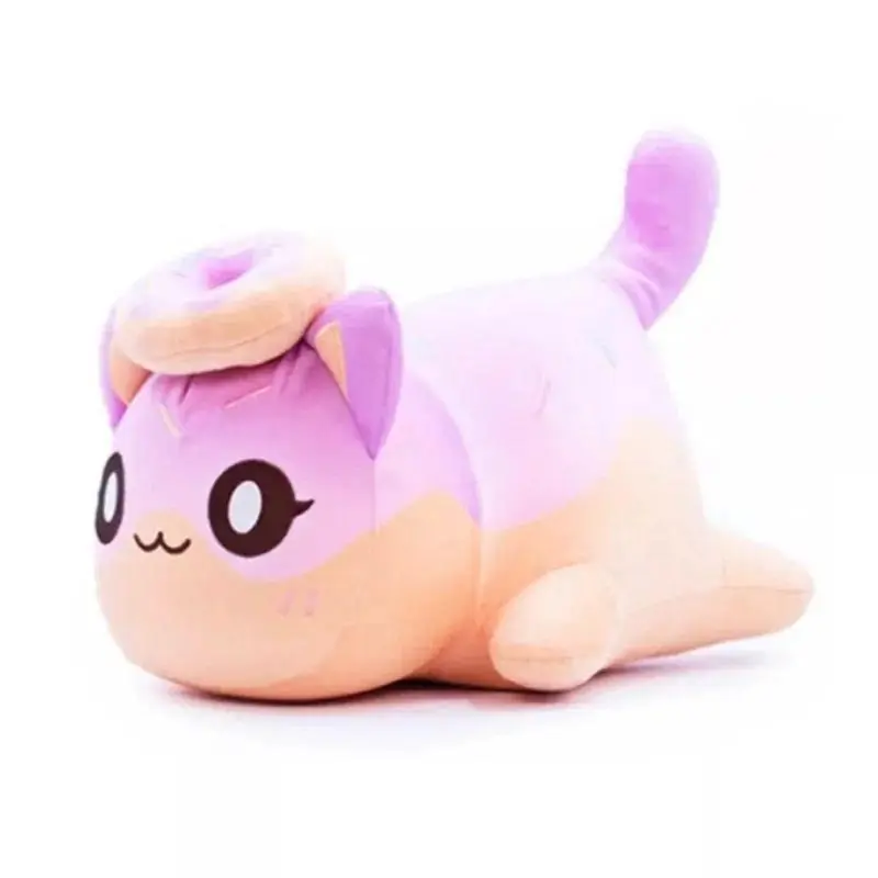 25CM Meows Aphmau Plush Doll Coke French Fries Burgers Bread Sandes Food Cat Plushie Sleeping Pillow Children's Christmas Gifts