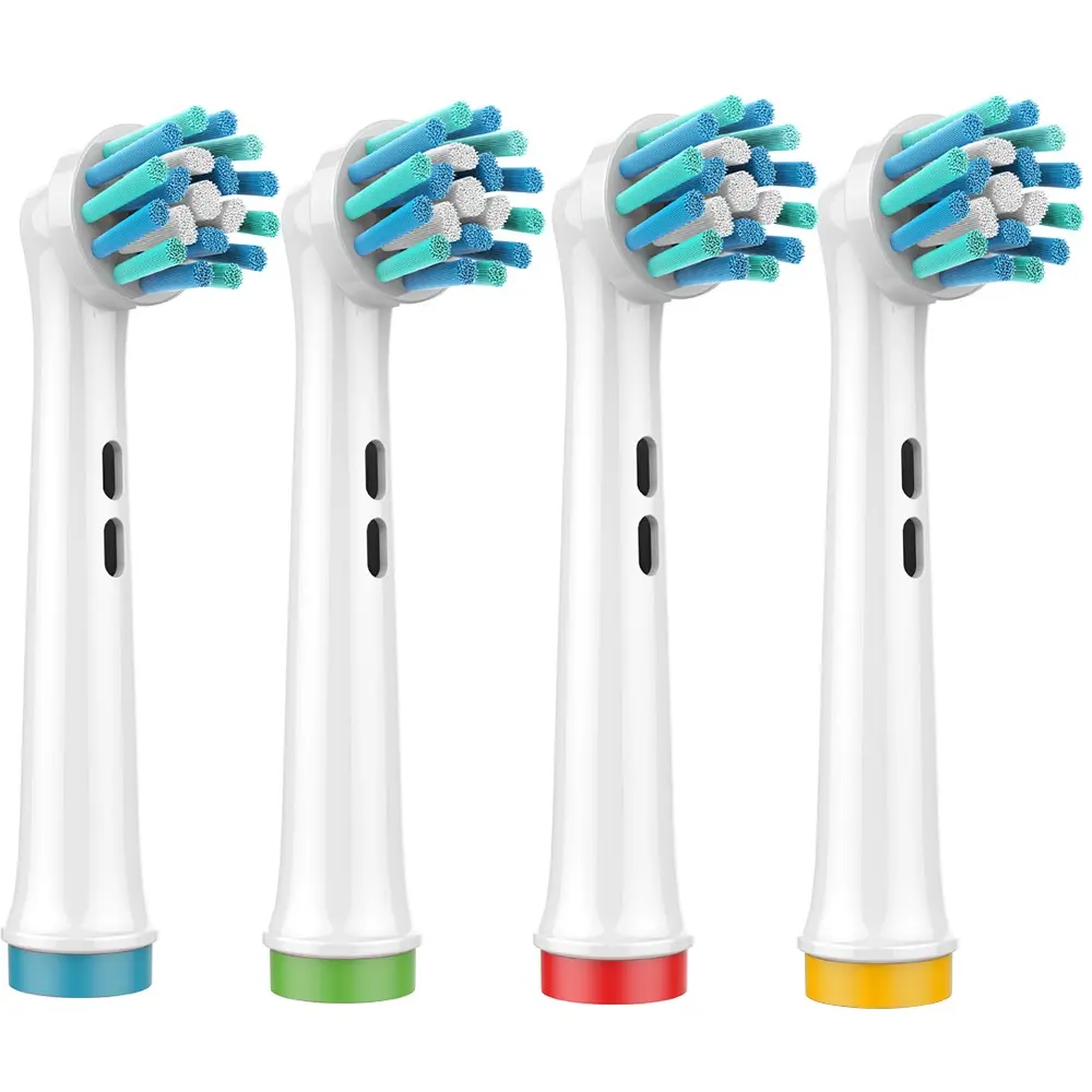 Cross Action Replacement Toothbrush Heads, Replaceable Toothbrush Heads, Multi-Angle Bristles Deep Clean Hard-to-Reach Areas, Fit for Oral B Electric Toothbrush