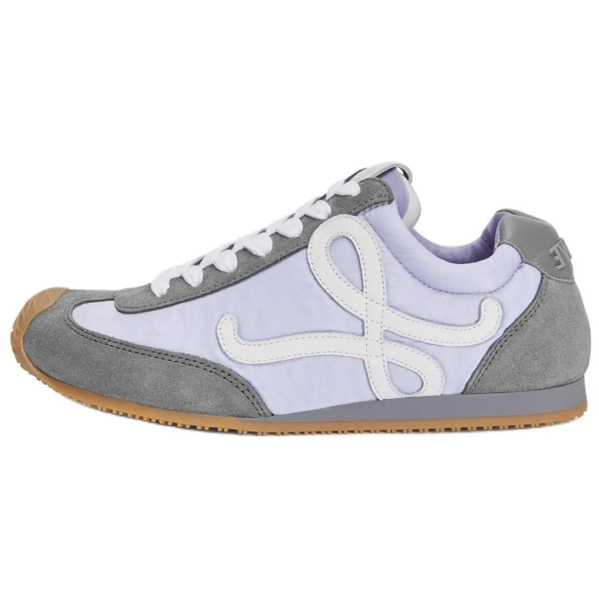 Women's LOEWE Ballet Runner 2.0 Low-Top Leather-Nylon Casual Lifestyle Sneakers with Anagram Logo, House White Maison Mihara Official Trending Shoes, Casual Lifestyle Sneaker