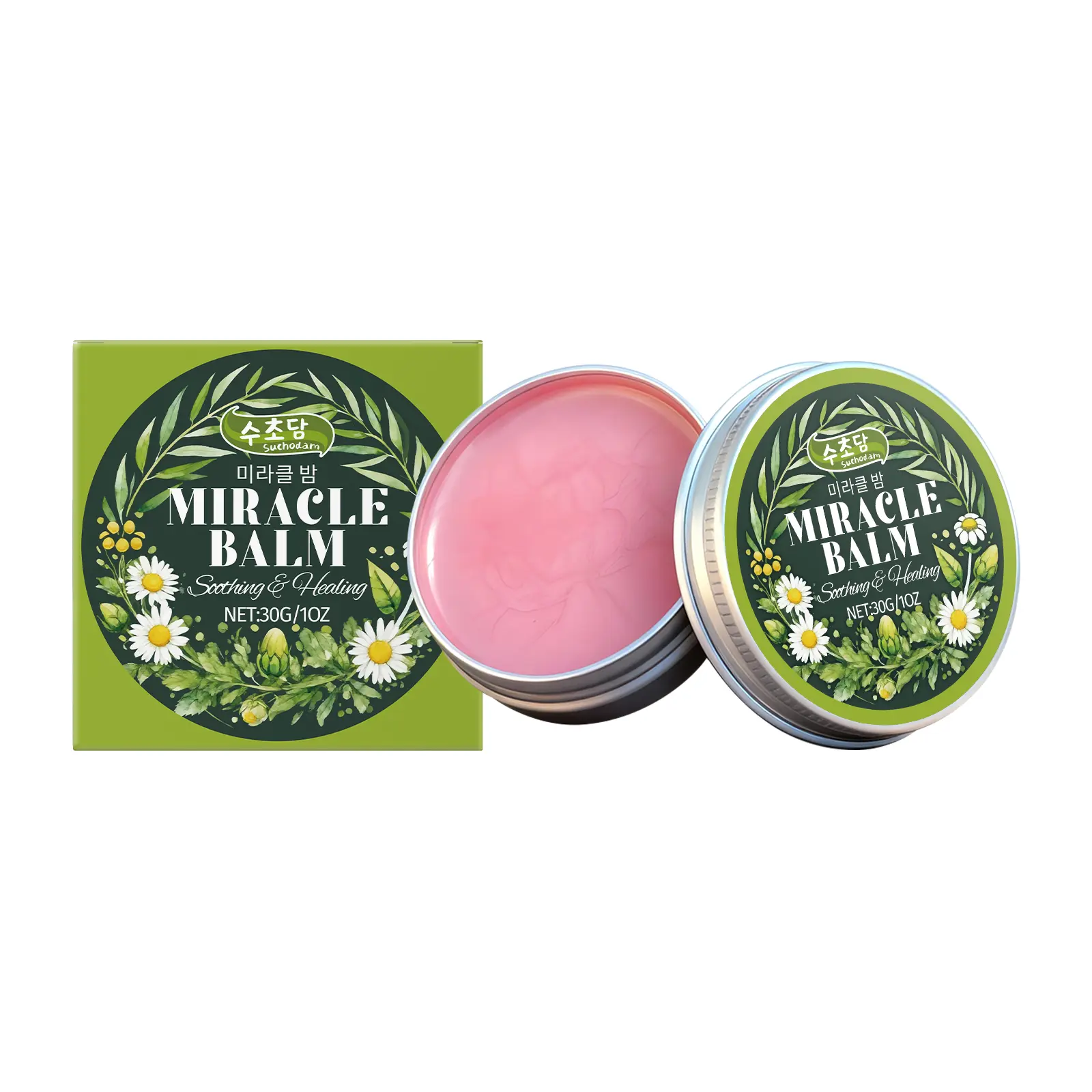 Miracle Balm for Swollen Legs - Soothing Moisturizing Body Balm 2oz | Calendula Formula, Vitamin E Enriched, Non-greasy Fast-absorbing, Soothes Tired Legs, Relaxes Joint, Hydrates Dry Skin