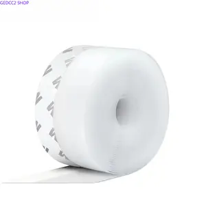 16.4 Feet Weather Stripping with 1.38 Inch Width, Self-Adhesive Draft Stopper, Anti-Draft Insulation Tape, Universal Seal Strip for Doors, Windows and Shower Doors