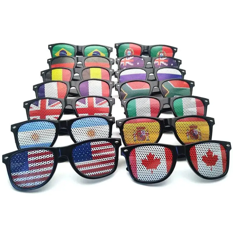 New Unisex Flag-Style Sunglasses Fashion Eyewear Party-Ready Frames Sunglasses Funny Sunglasses