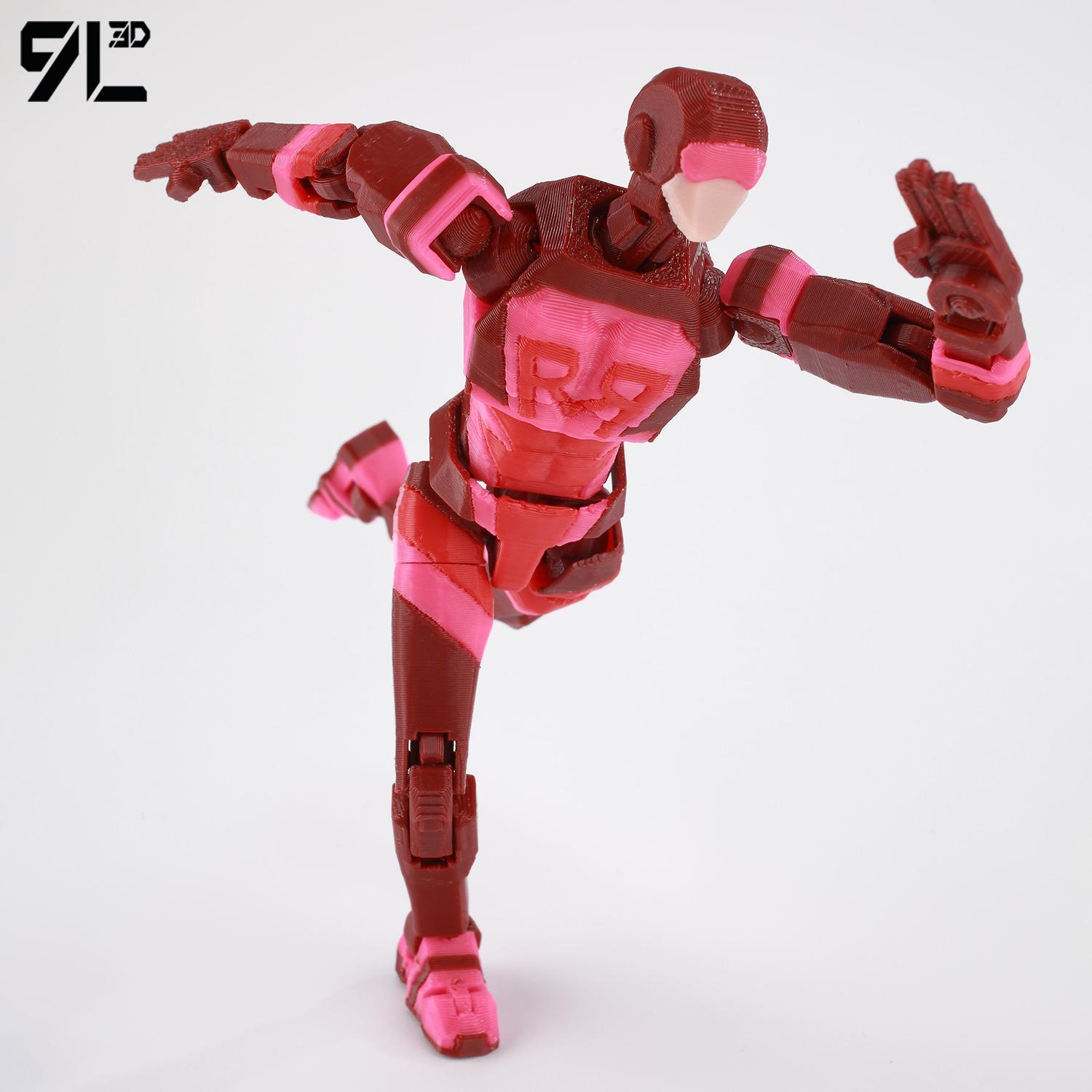 9L3D Printed Invincible Tech Jacker T13 Lucky13 Action Figure Dummy13 Motorcycle Multi-Jointed Collectible Model Toy Titan13