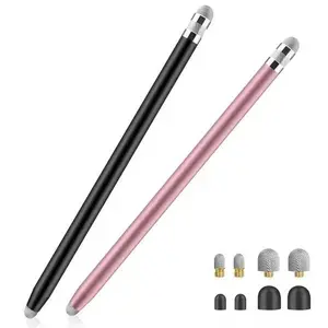 Fiber Universal Capacitive Stylus Pen, High-Sensitivity Smooth-Writing Stylus Compatible with iPad, iPhone, Android Tablets