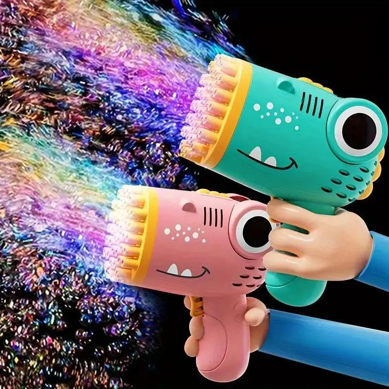 Automatic Bubble Blower Keychain Accessory - 40 Holes Blow in 1 Second, Lightweight & Portable, Massive Wall of Bubbles, Ready to Play for Kids’ Outdoor Play & Fun Parties