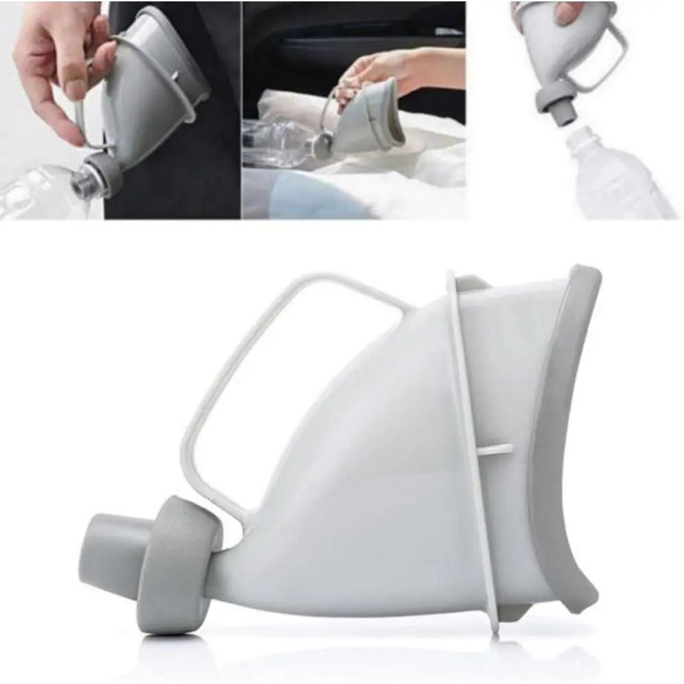 Unisex Female Male Reusable Portable Urinal Device Travel Mobile Toilet Camping Pee Urinal Outdoor Emergency Sitting Standing Urination
