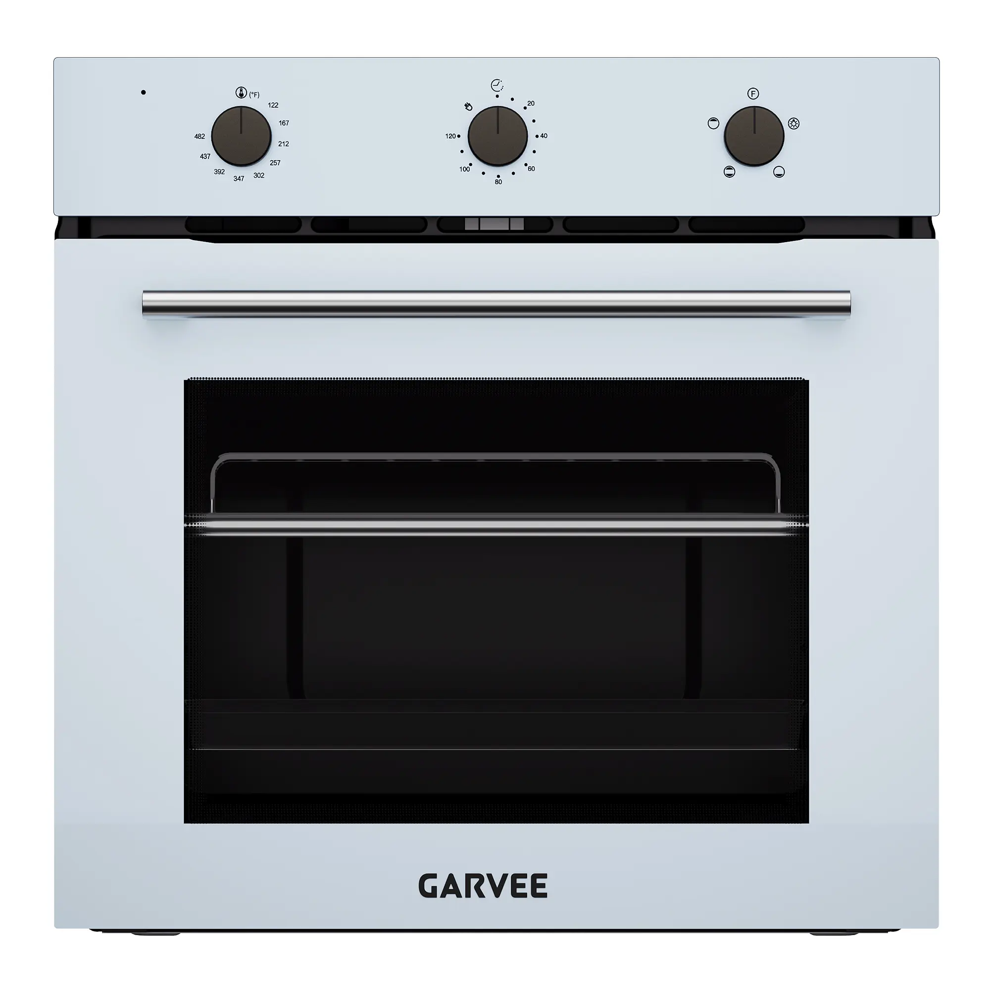 Black Stainless Convection Built-in Electric Wall Oven with Multi Cooking Modes, Mechanical Knob Control, Detector Probe, Timer Child Safety Lock, Enamel Easy-Clean Low-Maintenance Interior, Roast Functionality, Cool Touch