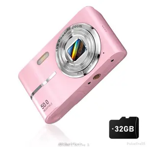Digital Camera with SD Card, 16X Digital Zoom Camera, Portable Mini Camera for Teenagers Students Boys Girls, Point and Shoot Camera for Gifts, Tech Gadgets, GiftPulseTrail5ABSummit ActiveDD16MunchMingle