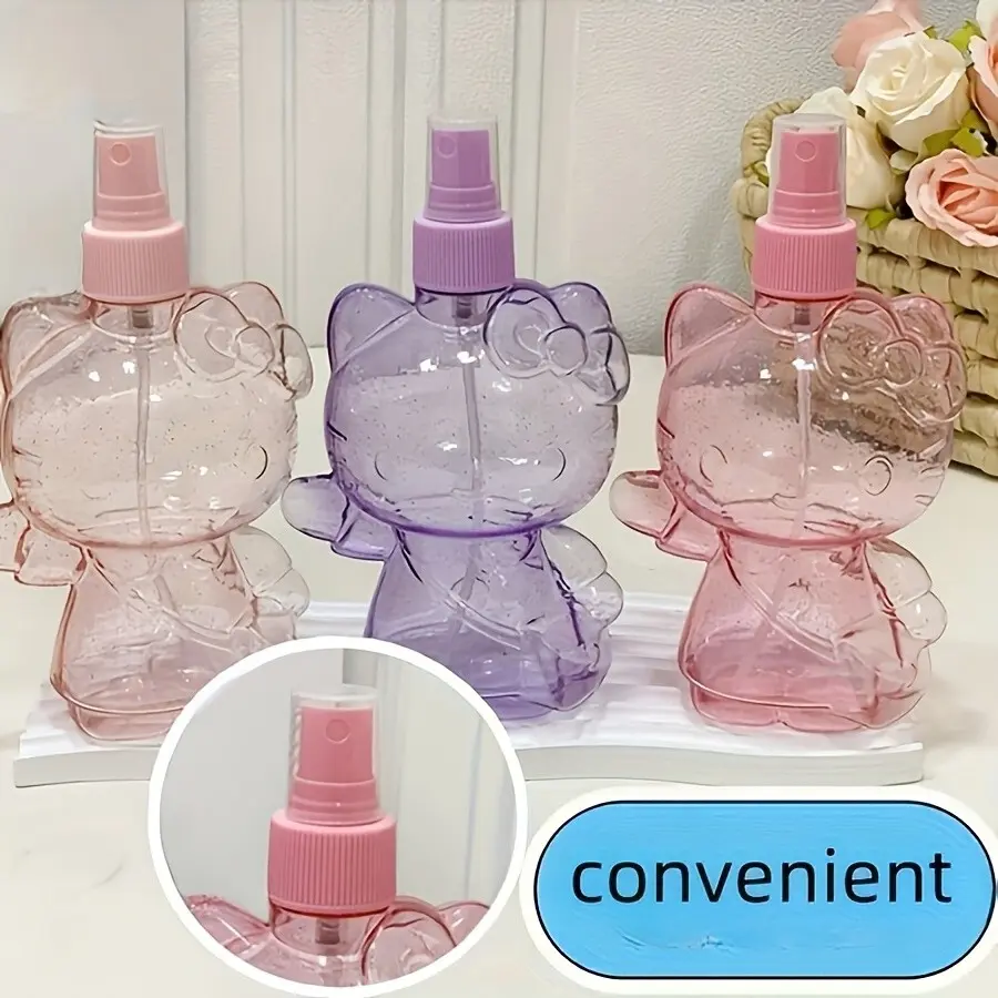 Cartoon Spray Bottle, Travel Refillable Cosmetic Spray Bottle, Ultra-Fine Mist Continuous Perfume Dispenser, Reusable Multi-Functional Spray Bottle, Makeup Accessories