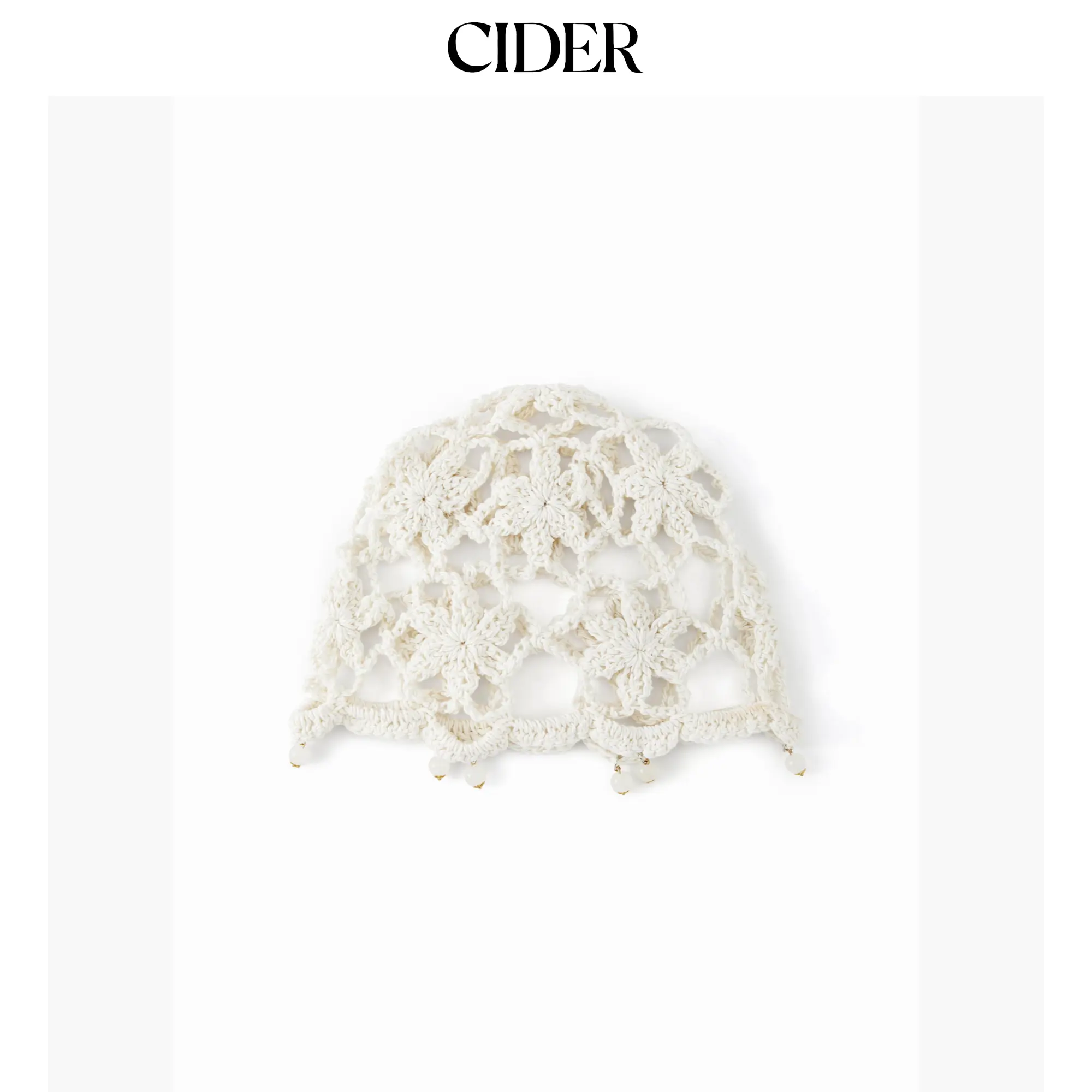 Cider FLORAL KNITTED HAT