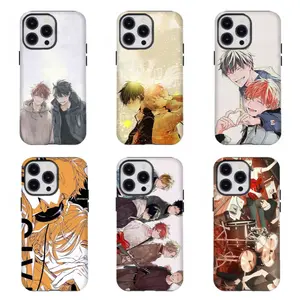 GGGiven R-Ritsuka & Mafuyu BL Anime Band Phone Case GGGiven Band Stage Scene Anime Phone Cover Compatible for iPhone 17 16 15 14 13 12 11 and for Samsung S21-S25 Trendy Gift for Music Yaoi Otaku