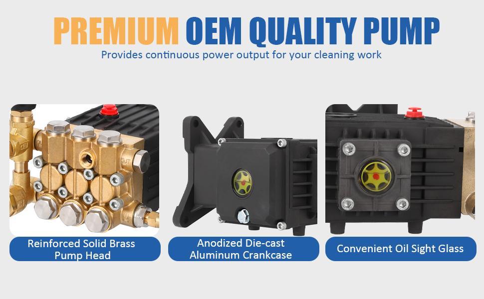 High Pressure Water Pump, 4400 Psi,4 Gpm – 1 in Shaft Horizontal Plunger, Power Washer Pump, Parts Washer Pump Replacement Compatible with Simpson, Ryobi, Subaru, Craftsman High Pressure Water Pump, 4400 Psi,4 Gpm – 1 in Shaft Horizontal Plunger, Power Washer Pump, Parts Washer Pump Replacement Compatible with Simpson, Ryobi, Subaru, Craftsman