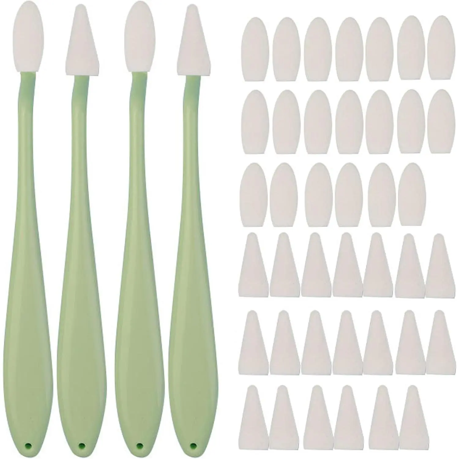 4 count Paper Art Blending Blenders Stumps, Sketch Trimmer Erase Sponge Wiper, 2  Types, 40  Sponge Wipes, Sketch Drawing Tools Ideal for Highlighting, Shadowing, and Correcting Drawing