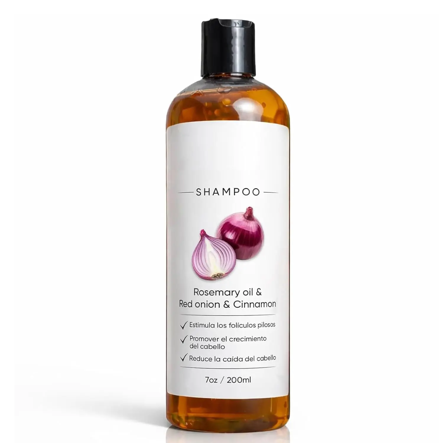 Shampoo, Onion Shampoo for Hair Growth, with Rosemary Oil & Red Onion & Cinnamon Extract, Strengthen Hair Roots, Reduce Hair Loss, Promote Hair Growth For Women And Men (200ML)