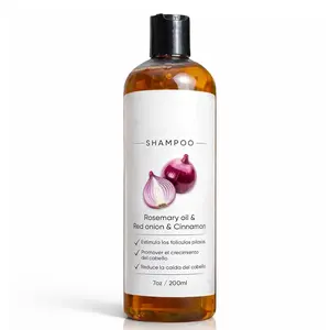 Shampoo, Onion Shampoo for Hair Growth, with Rosemary Oil & Red Onion & Cinnamon Extract, Strengthen Hair Roots, Reduce Hair Loss, Promote Hair Growth For Women And Men (200ML)