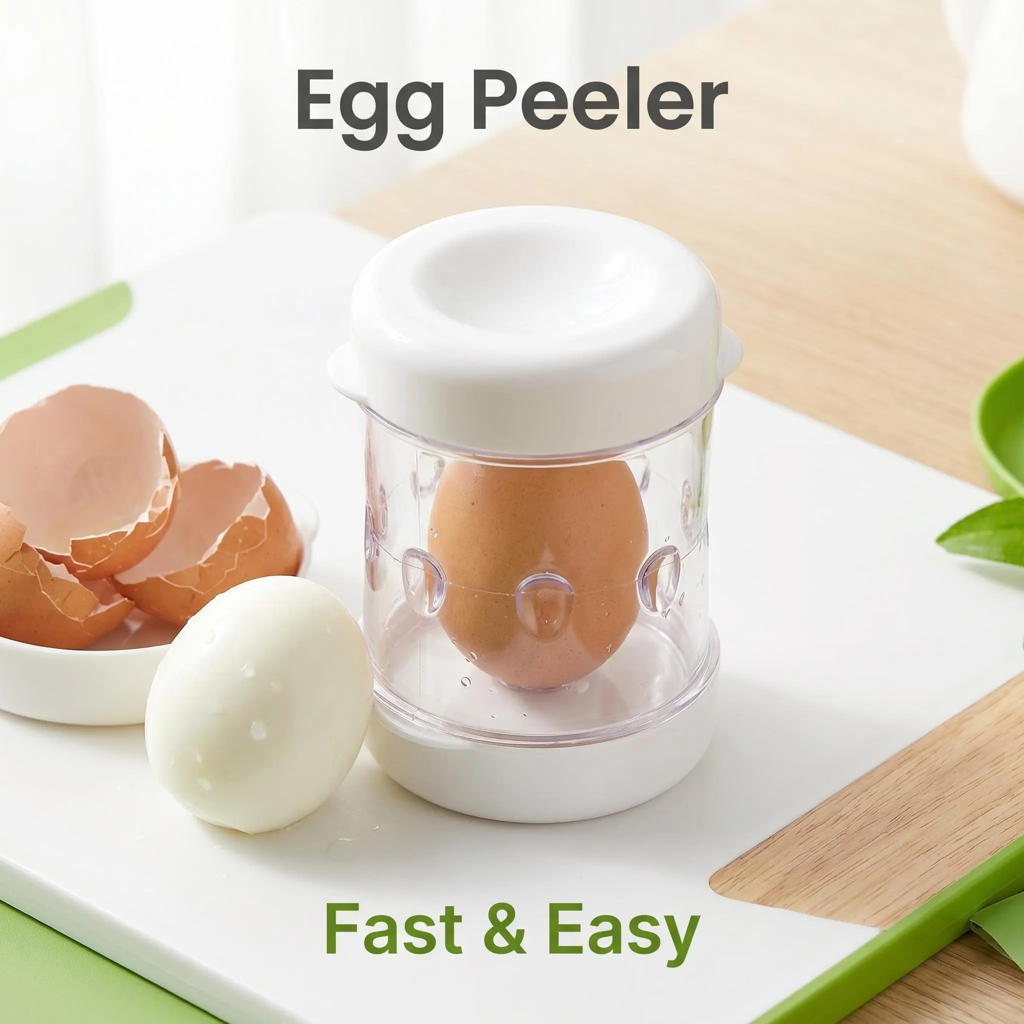Handheld Automatic Egg Peeler, Quick Easy Boiled Egg Shell Remover, Boiled Egg Cracking Tool, Egg Cracker Tool For Hard Boiled Eggs, Plastic Egg Utensils Kitchen Tool, Kitchen Gadgets, Perfect for Home Restaurant Outdoor