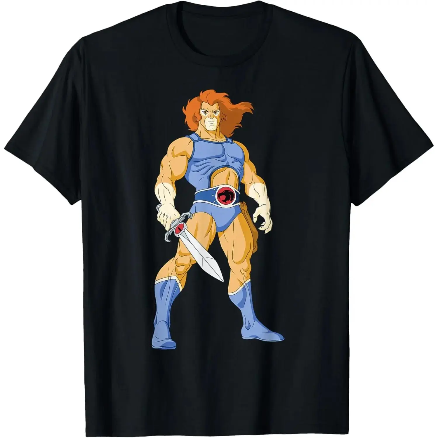 Thundercats Lion-O Vintage Retro Anime Graphic Tee |   80s Cartoon Nostalgia Streetwear T-Shirt |   Y2K Aesthetic Unisex Casual Top