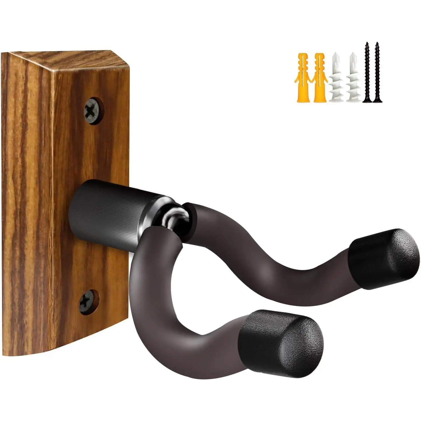 Guitar Wall Mount,  Guitar Hanger, U-Shaped Guitar Wall Hanger Mount, Guitar Holder Hook Stand Wall Mount Guitar Accessories for Acoustic, Electric Guitar, Banjo, Bass, Ukulele, :1