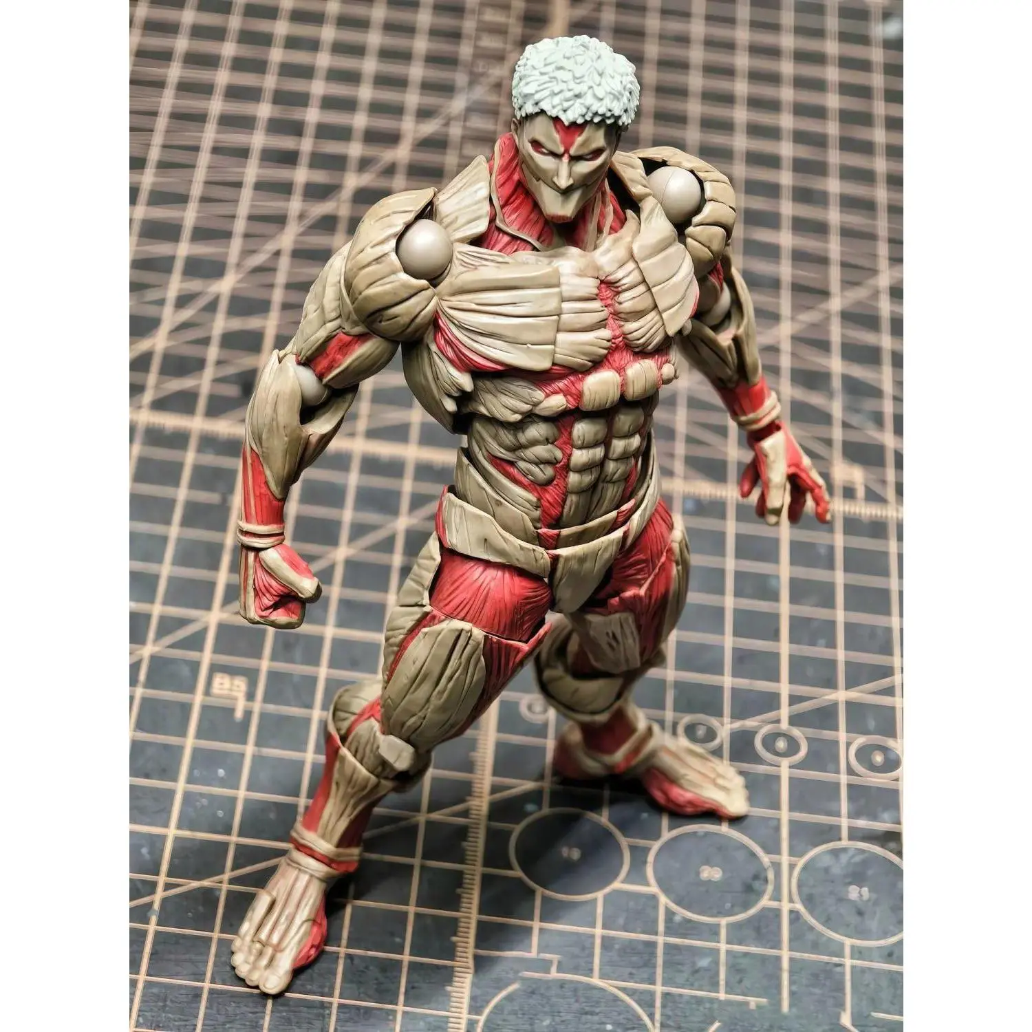 In Stock Attack On Titan Figure The Armored Titan Action Figures Pvc Collection Model Desk Decoration Statue Kids Toys Christmas