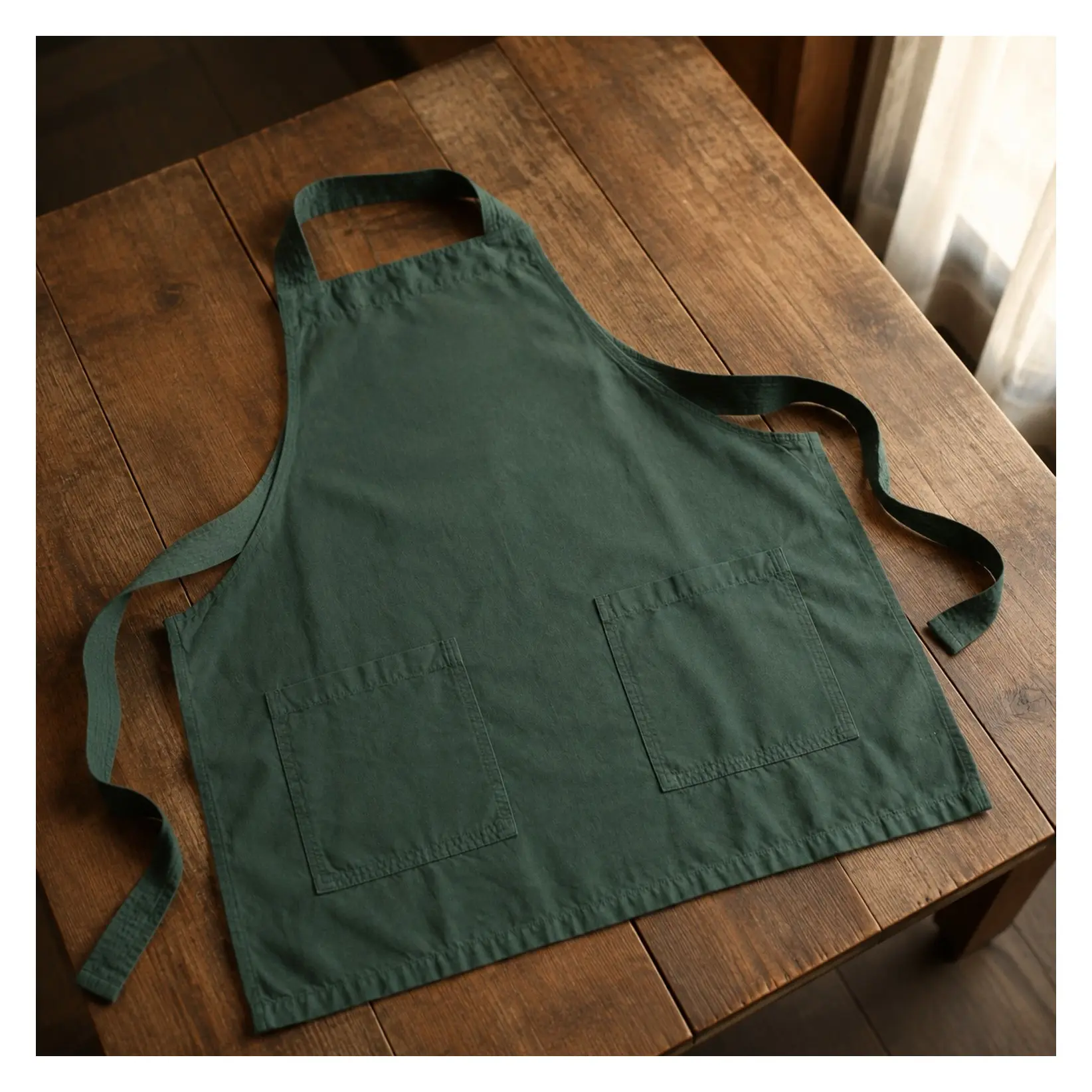 Smock - Professional Chef Smock with Pockets & Cross Back Straps for Cooking & Grilling - Kitchen ApronsGift